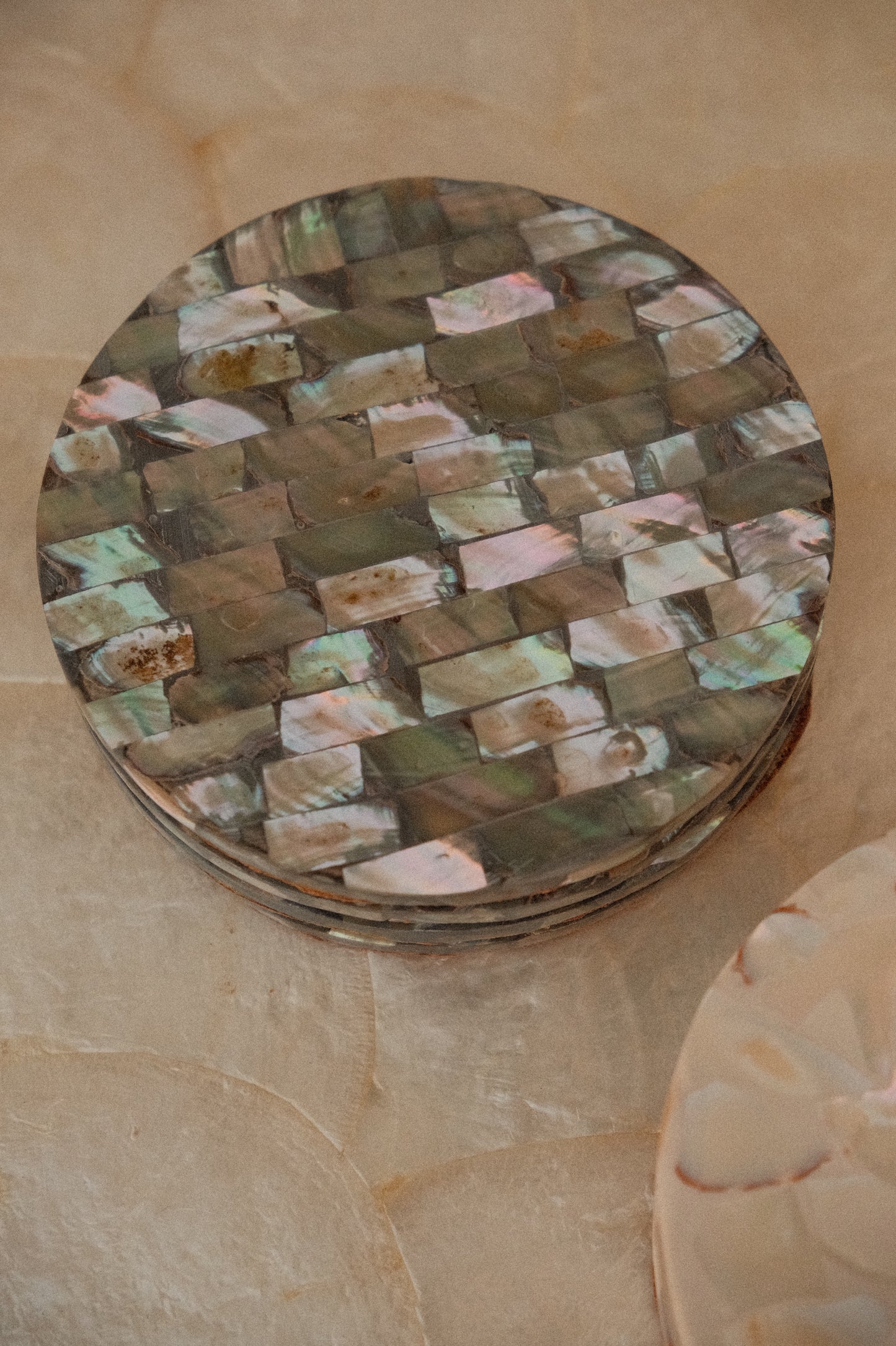 Abalone Shell Coasters