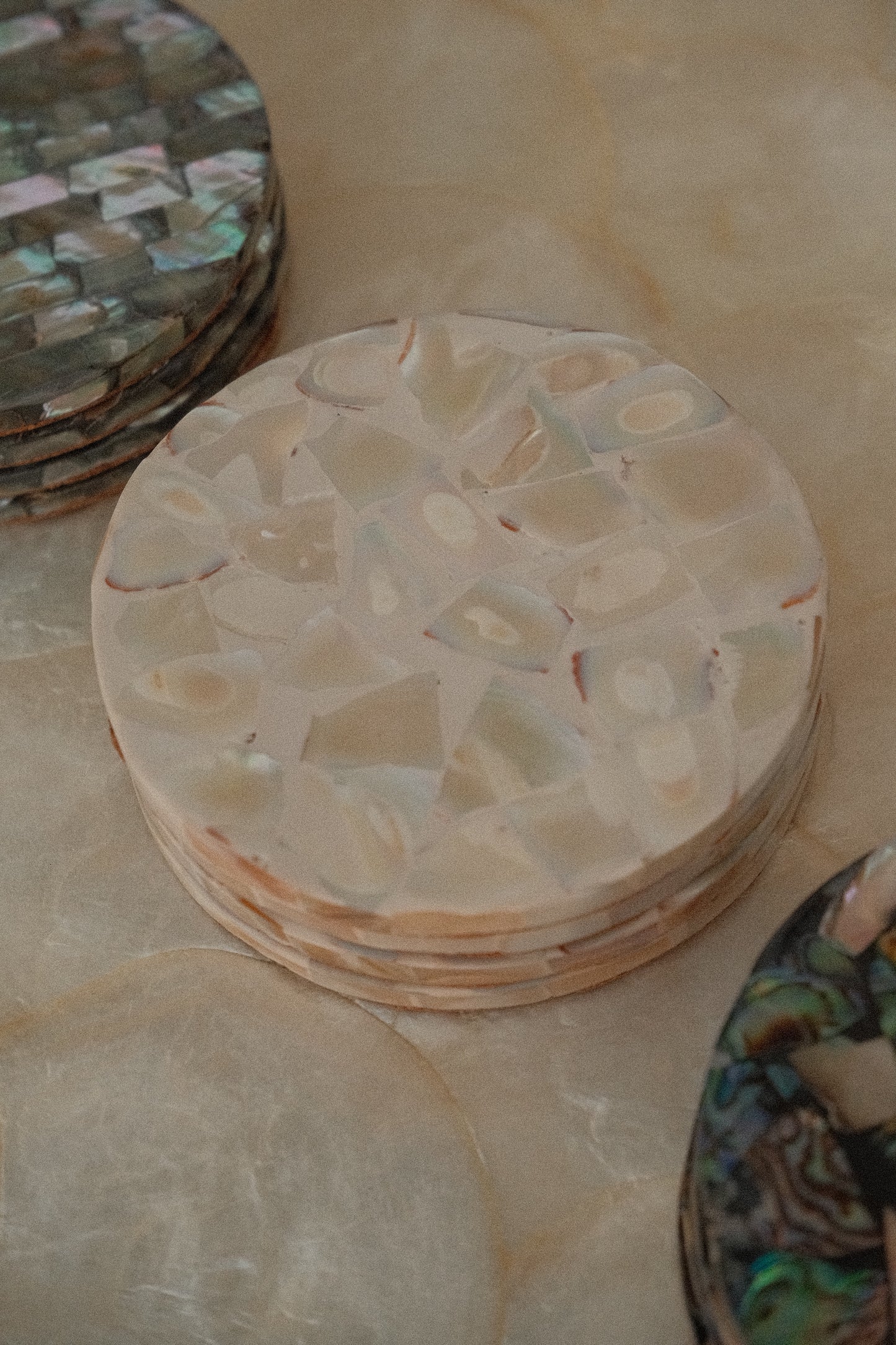 Abalone Shell Coasters