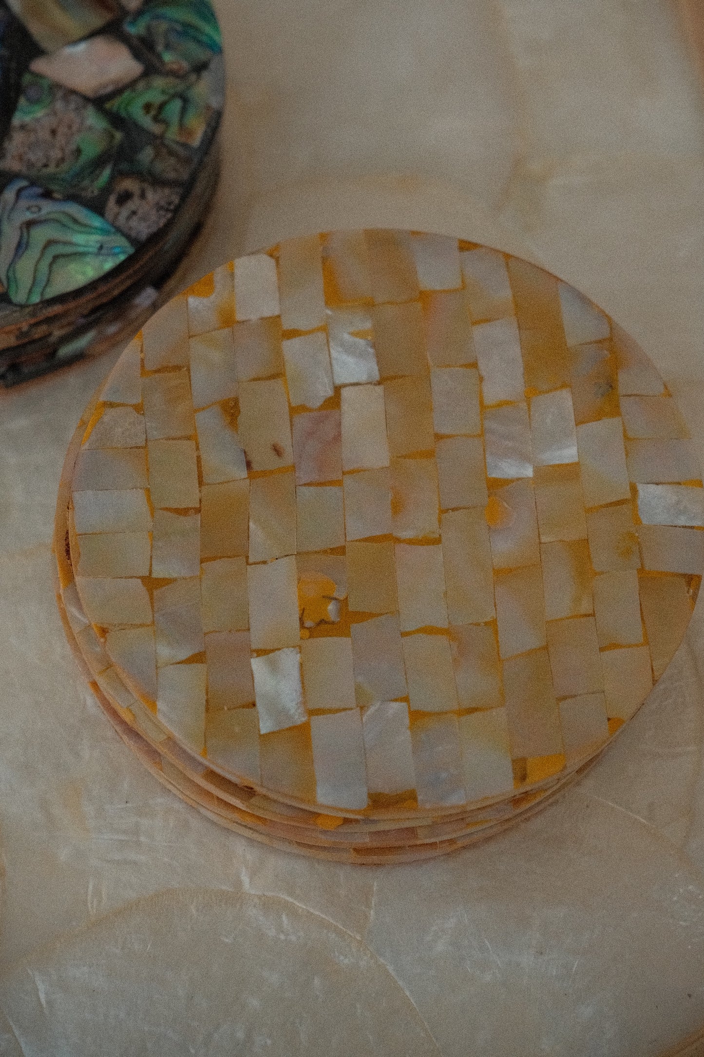 Abalone Shell Coasters
